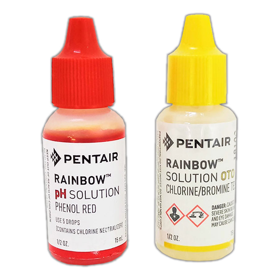 REACTIVO OTO ORTOTOLIDINA DE 1 2 OZ PENTAIR Y REACTIVO PH ROJO FENOL DE 1 2 OZ PENTAIR