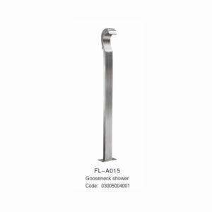 CAÑON DE AGUA PARA PISCINA ACERO INOXIDABLE MOD GOSE NECK 1.50 CM